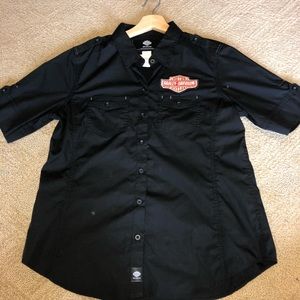 Harley Davidson button down shirt